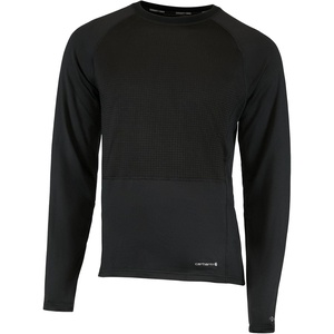 image:imageCarhartt Mens Force Zoned Heavyweight Base Layer Crewneck TopBlack