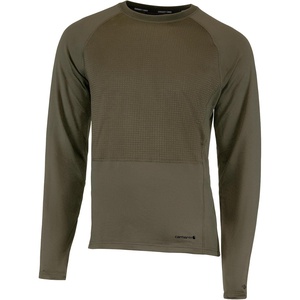 image:imageCarhartt Mens Force Zoned Heavyweight Base Layer Crewneck TopNight Fatigue