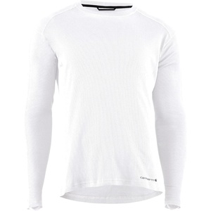 image:imageCarhartt Mens UM0269M Midweight Cotton Rib Base Layer CrewneckWhite
