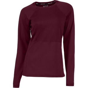 image:imageCarhartt Womens Force Zoned Heavyweight Base Layer Crewneck TopDeep Cherrywood