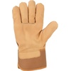 image:imageCarhartt Mens Duck Synthetic Leather Safety Cuff GloveBrown