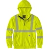 image:imageCarhartt Mens FR HV Force Full Zip Class 3 SweatshirtBrite Lime