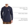 image:imageCarhartt Mens FlameResistant Force Relaxed LongSleeve TShirtDark Navy