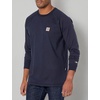 image:imageCarhartt Mens FlameResistant Force Relaxed LongSleeve TShirtDark Navy