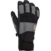 image:imageCarhartt Mens GL0843M Waterproof ThermalLined Secure Cuff GloveSteel Black