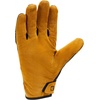 image:imageCarhartt Mens Storm Defender Insulated Leather Knuckle Guard GloveBlack Barley