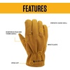 image:imageCarhartt Mens Synthetic Suede Open Cuff GloveBrown
