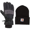 image:imageCarhartt Cuffed Beanie and Gloves bundle Medium Pack of 1 BlackGrey and Black Beanie