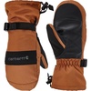 image:imageCarhartt Kids Waterproof Insulated Gauntlet MittBrownBlack