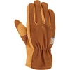 image:imageCarhartt Mens Duck Synthetic Leather Open Cuff GloveBrown