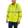 image:imageCarhartt Mens FR HV Force Full Zip Class 3 SweatshirtBrite Lime