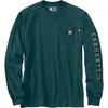 image:imageCarhartt Mens Fr Force Irvine Loose Ls Steer TShirtGreenstone