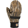 image:imageCarhartt Mens GF0875M Fleece Flip MittenMossy Oak Original Bottomlands