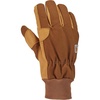 image:imageCarhartt Mens GL0801M Insulated Duck Synthetic Leather Knit Cuff GloveBrown