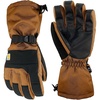 image:imageCarhartt Mens GL0831M Storm Defender Insulated Gauntlet GloveBrown Black