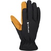 image:imageCarhartt Mens GL0910M ThermalLined High Dexterity Open Cuff GloveBlack Barley