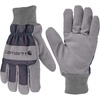 image:imageCarhartt Mens GW0827M Insulated Synthetic Suede Knit Cuff GloveSteel Navy Rr Stripe
