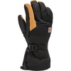 image:imageCarhartt Mens Storm Defender Insulated Gauntlet Glove with Liner ComboBlack Dark Grey Barley