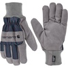 image:imageCarhartt Mens Storm Defender Insulated Knit Cuff GloveSteel Navy Rr Stripe