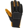 image:imageCarhartt Mens Storm Defender Insulated Leather Knuckle Guard GloveBlack Barley