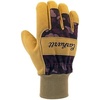 image:imageCarhartt Womens Canvas Camo Suede Work Gloves 1 pair  Deep Wine Camo  Womens Adult Medium