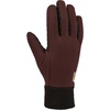 image:imageCarhartt Womens GF0832W Womens Stretch Fleece Liner GloveBlackberry Black