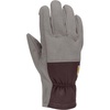 image:imageCarhartt womens Synthetic Suede Stretch Knit GloveGreyBlackberry