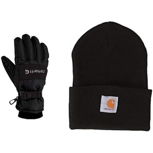image:imageCarhartt Cuffed Beanie and Gloves bundle XLarge Pack of 1 Black and Black Beanie