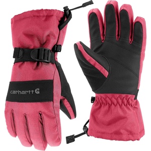 image:imageCarhartt Kids JA776 Juniors Waterproof Glove  UnisexPink LemonadeBlack