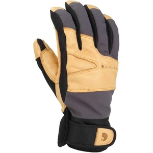 image:imageCarhartt Mens A704 Winter Dex Cow Grain GloveDark GreyBrown
