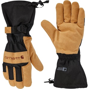 image:imageCarhartt Mens GL0841M Storm Defender Insulated Synthetic Suede GaunBlack Barley