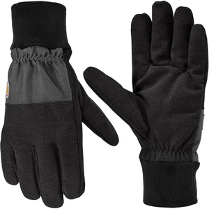 image:imageCarhartt Mens GL0844M ThermalLined Fleece Cuff GloveBlack Steel