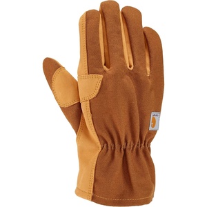 image:imageCarhartt Mens GW0793M DuckSynthetic Leather Open Cuff GloveBrown