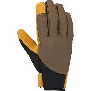 image:imageCarhartt Mens Insulated Leather High Dexterity Secure Cuff GloveTarmac Barley