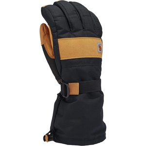 image:imageCarhartt Mens Storm Defender Down Insulated Secure Cuff GloveBlack  Barley