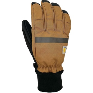 image:imageCarhartt Mens Storm Defender Insulated Fleece Cuff GloveBrown Black