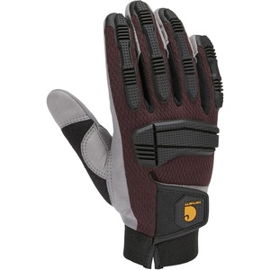 image:imageCarhartt Womens GD0796W Womens High Dexterity Protective Knuckle Guard GloveBlackberryGrey
