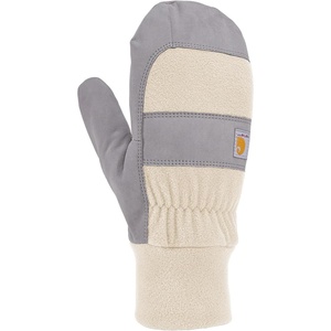 image:imageCarhartt Womens GF0848W Womens Wind Fighter Fleece Work MittOat Milk Grey