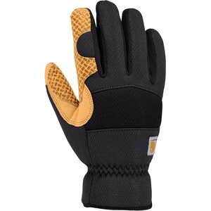 image:imageCarhartt Womens GL0829W Womens ThermalLined HighDexterity Grip Open Cuff GlBlack Barley