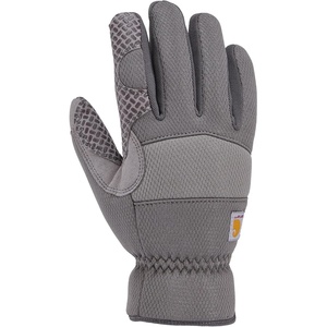 image:imageCarhartt Womens GL0829W Womens ThermalLined HighDexterity Grip Open Cuff GlSteel Asphalt Grey