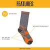 image:imageCarhartt Kids SC9050J Midweight SyntheticMerino Wool Blend Crew SockOrange