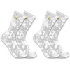 image:imageCarhartt Mens Midweight TieDye Crew Socks 2 PackMalt Grey