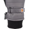 image:imageCarhartt Womens Waterproof Insulated Quilted Knit Cuff GloveCharcoal