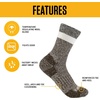 image:imageCarhartt womens Womens Midweight Crew SockBrown