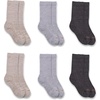image:imageCarhartt Kids SC0696J Boys Lightweight Crew Sock 6PackAssorted 1 Multi