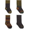 image:imageCarhartt Kids SC1034J Boys Heavyweight Crew Sock 4PackAssorted 1 Olive