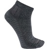 image:imageCarhartt Mens Force Grid Midweight SyntheticMerino Wool Blend Quarter SockCarbon Heather
