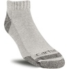 image:imageCarhartt Mens Midweight Cotton Blend Sock 3 Pack CloseoutCarhartt Grey