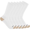 image:imageCarhartt Mens Midweight Crew Sock 6 Pack White XLarge