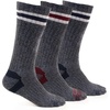 image:imageCarhartt Mens SB9803M Midweight Boot Sock 3PackAssorted